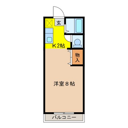 第7磯部コーポの物件間取画像